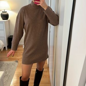Abercrombie & Fitch Mockneck Sweater Dress